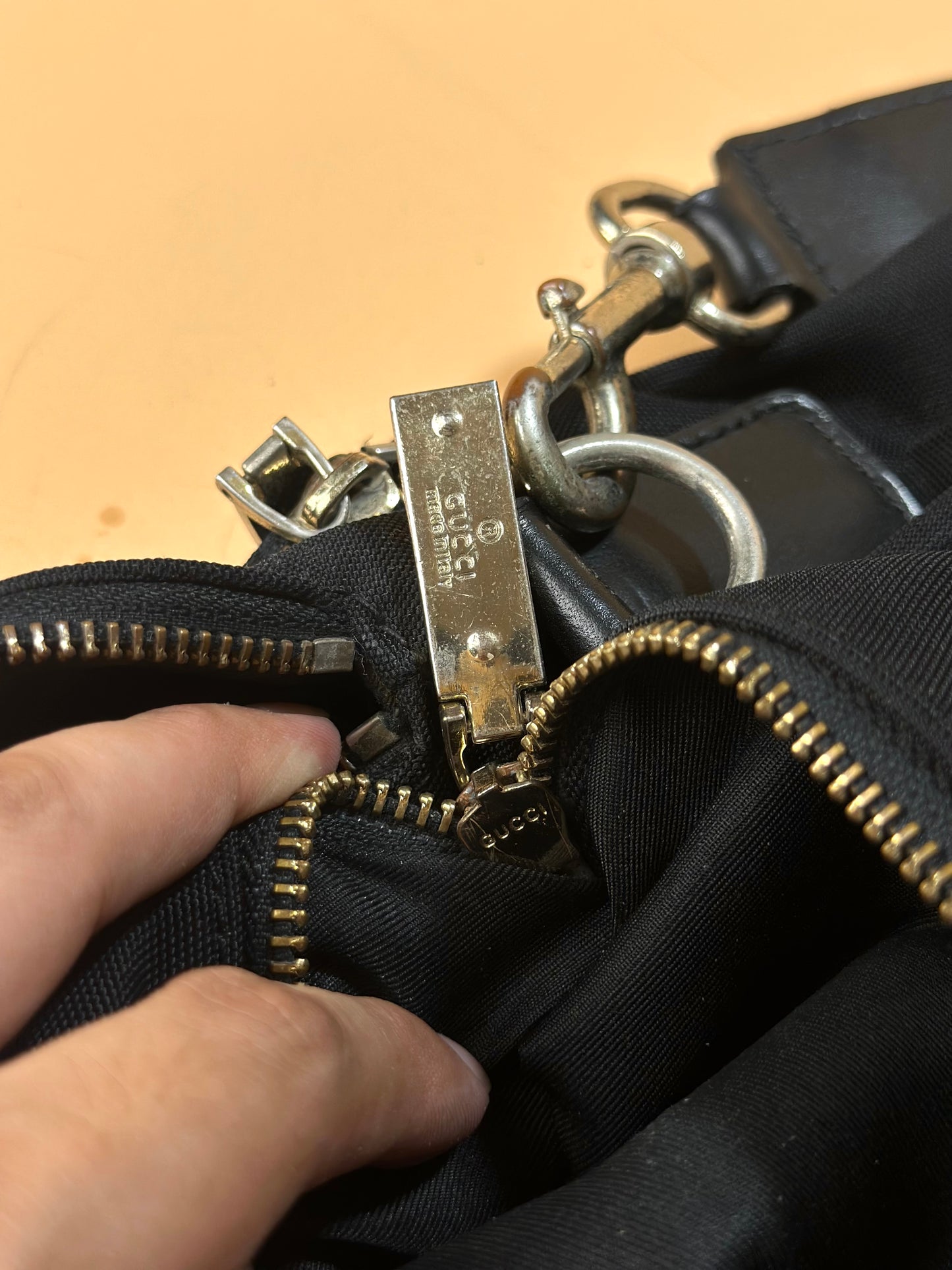 Gucci Nylon Messenger Bag