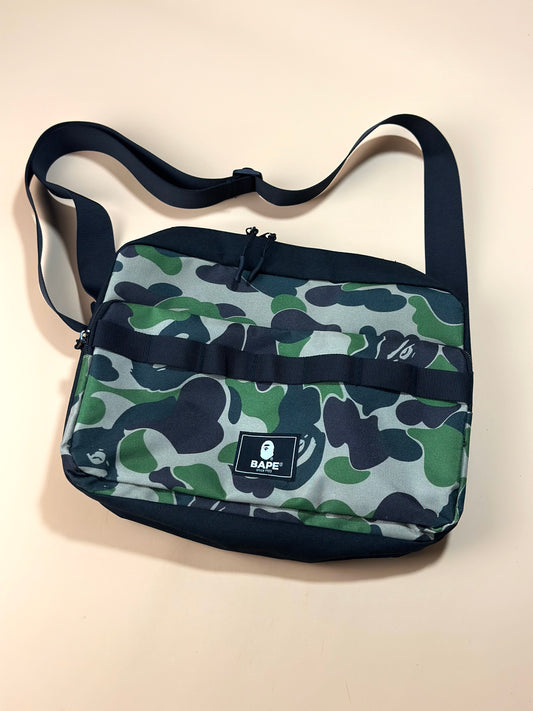 BAPE Magazine Camo Patch Logo Crossbag