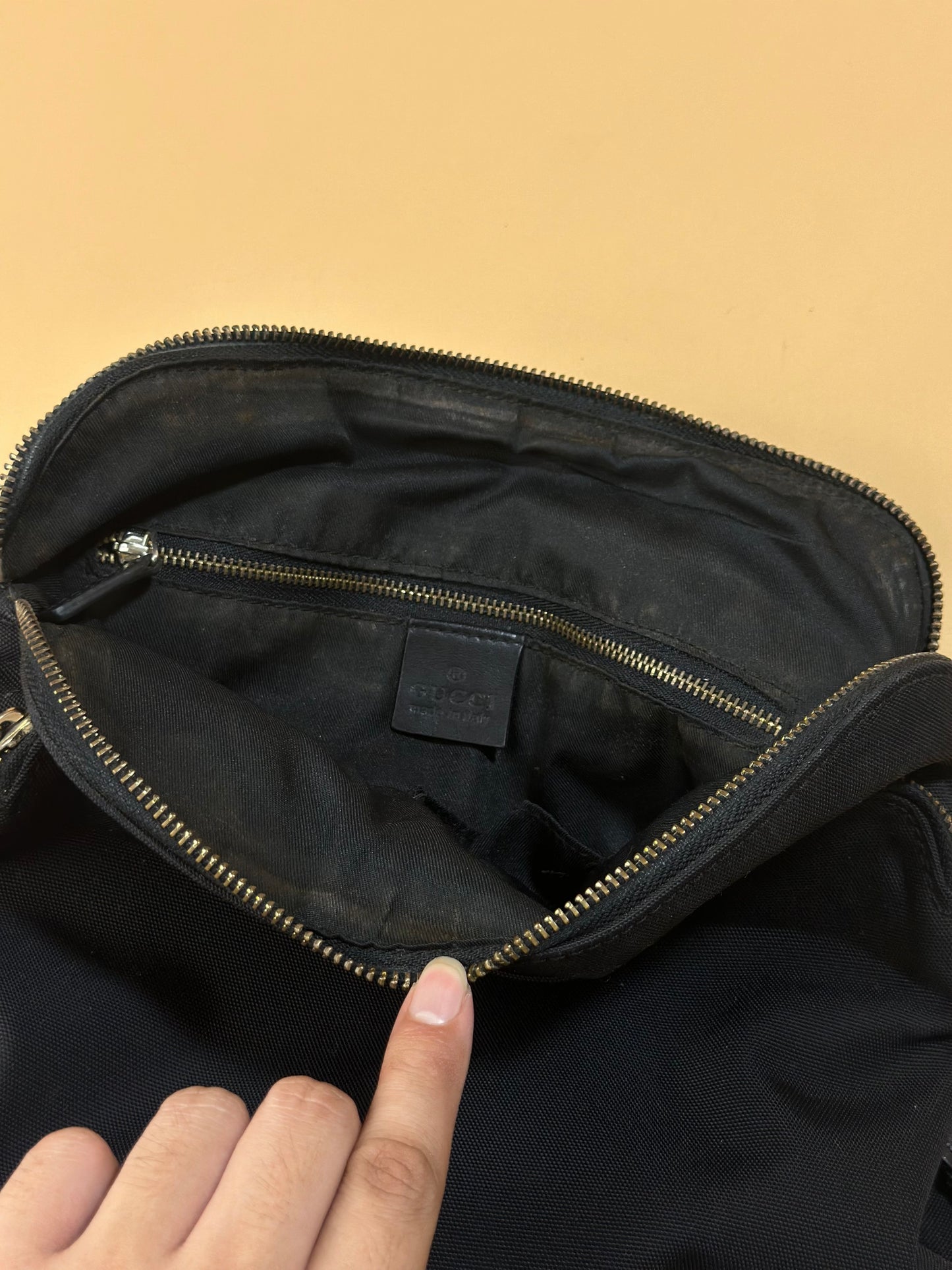 Gucci Nylon Messenger Bag