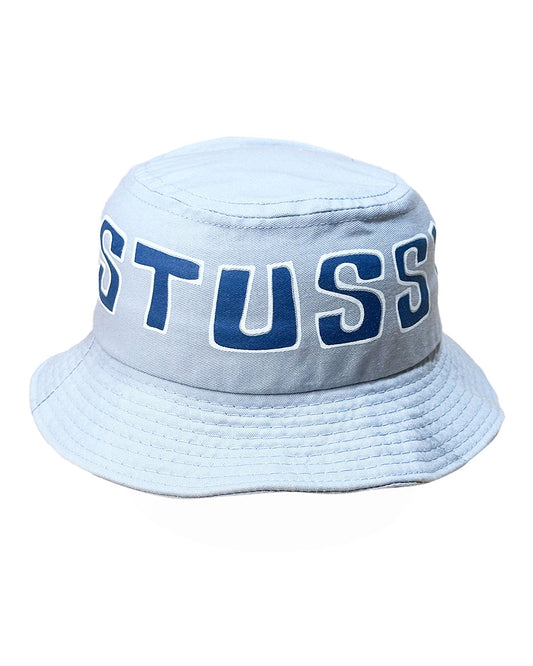 90's Stussy Big Printed Script Bucket Hat