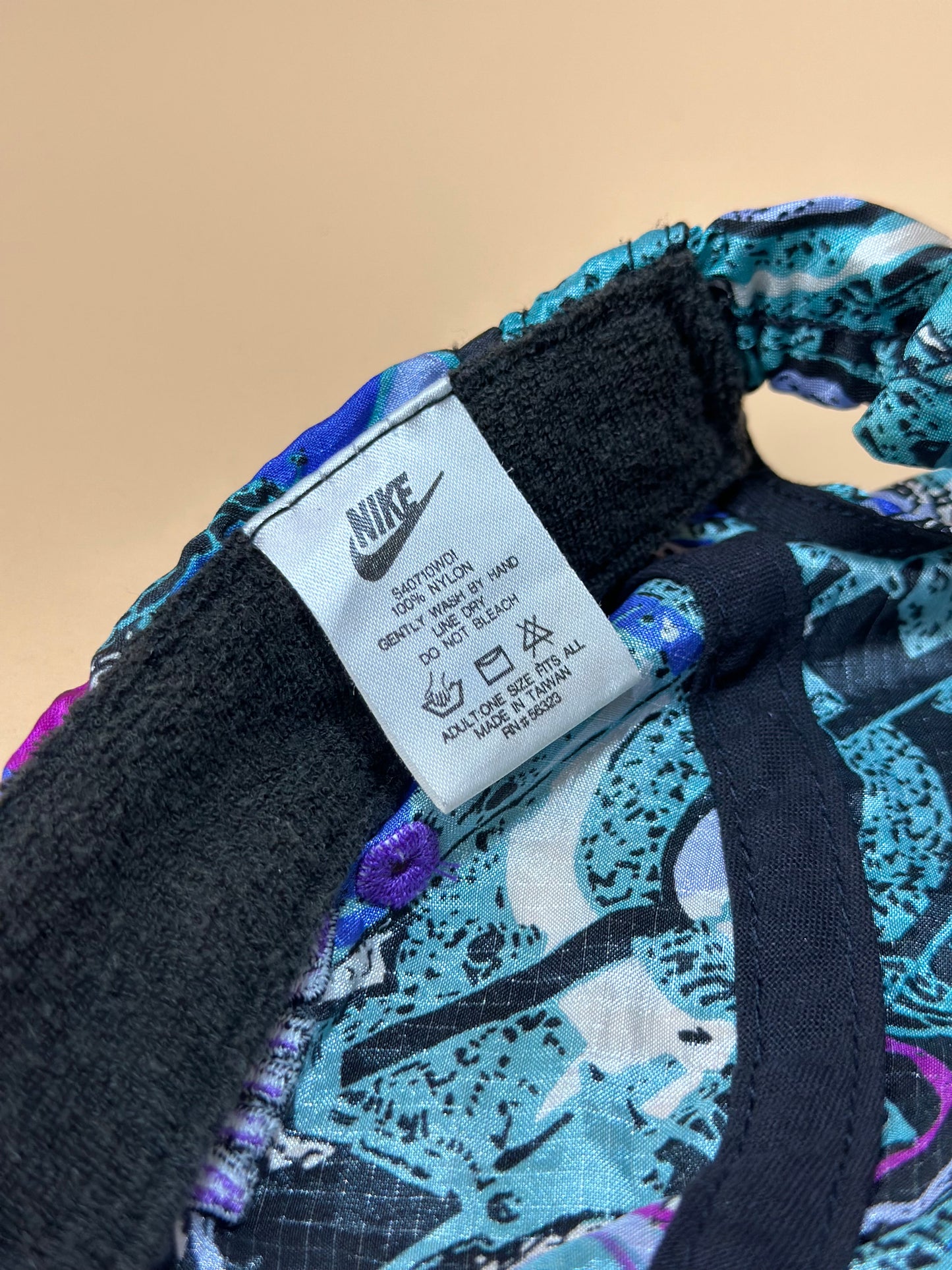 Rare 80's Nike Paisley Design Cap