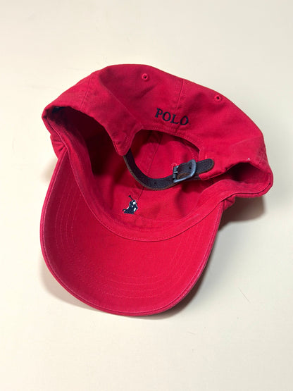 Ralph Lauren w/ Leather Strap Red Cap