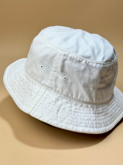 Ralph Lauren with Black Pony White Bucket Hat